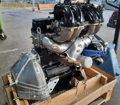 Двигатель А275 ГАЗель Бизнес Евро-5 (базовая комплектация чугунный блок цилиндров) А275.1000402-100
