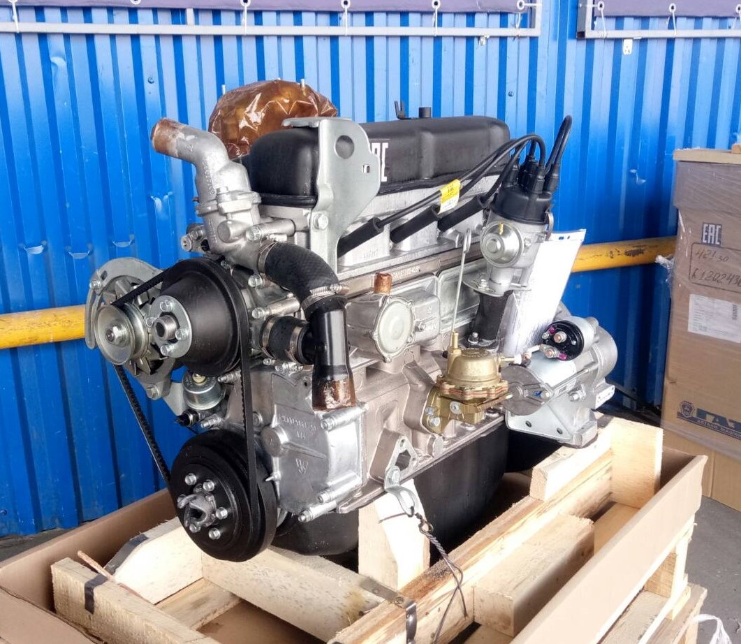 Двигатель УАЗ 4218 100 с лепестковой корзиной производства УМЗ 4218.1000402-30