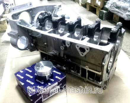Блок двигателя УМЗ-А305 EvoTech с чугунным блоком ГАЗель-Next с селективными поршнями А305.1002155